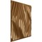 Ekena Millwork 19 5/8in. W x 19 5/8in. H Billow EnduraWall Decorative 3D Wall Panel Covers 2.67 Sq. Ft. WP20X20BWDVG - alternate 4